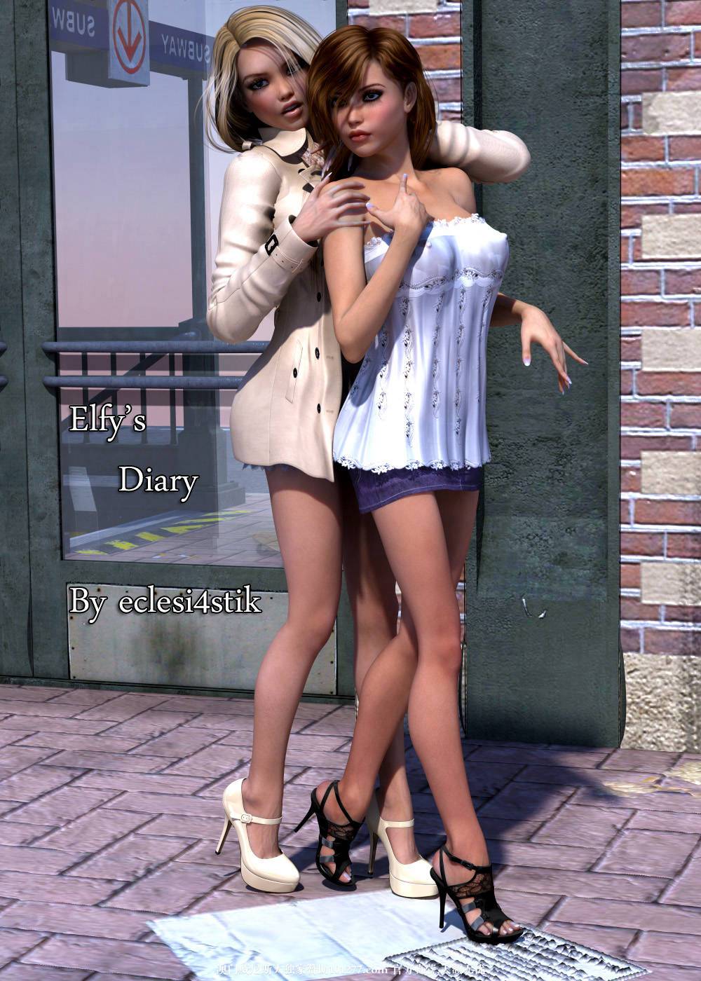 [中文] [3D全彩H漫]少女的性爱日志之初次约会[48P]